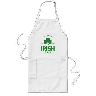 Delantal Largo Un padre irlandés afortunado