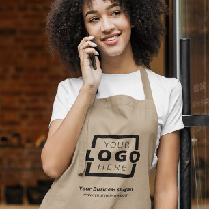 Delantal Largo Uniforme promocional del logotipo de la empresa pe