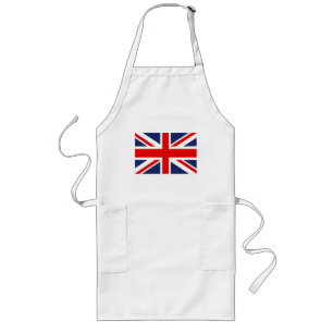 Delantal Largo Union Jack Flag-Reino Unido
