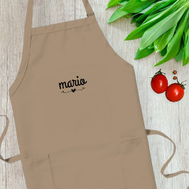 Delantal Largo Unisex cooking apron, Adjustable apron