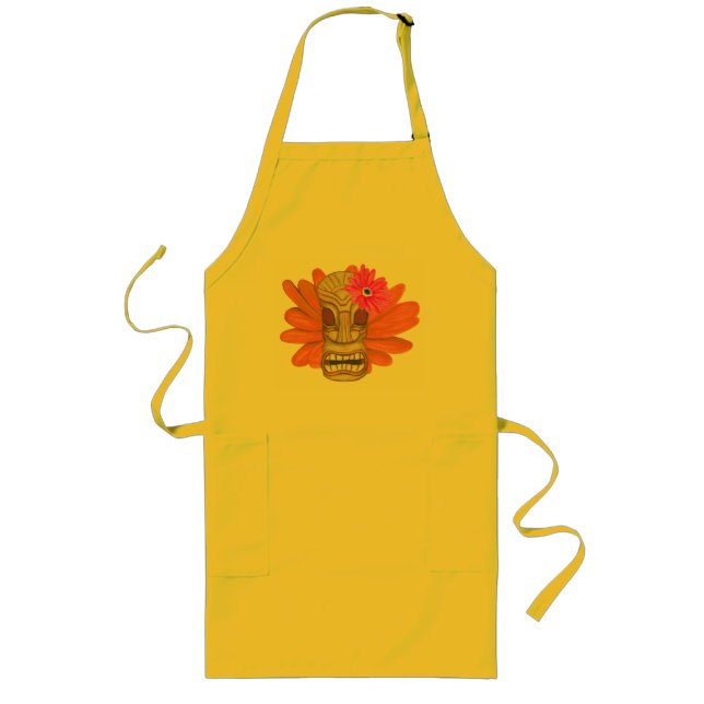 Delantal Largo Vacaciones en Hawái (Frente)