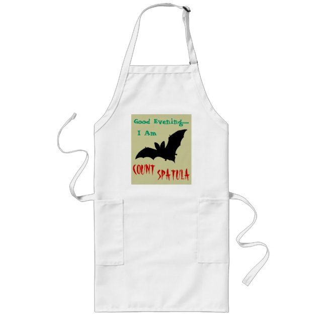 Delantal Largo Vampiro de cocina (Frente)