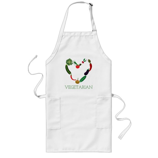 Delantal Largo Vegetariano (Frente)
