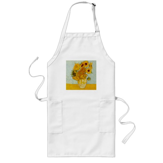 Delantal Largo Vincent Van Gogh Girasoles (Frente)