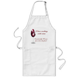 Delantal Largo Vino Rojo Rojo - Largo Apron