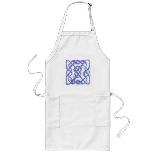 Delantal Largo VIOLET CELTIC KNOT Long Apron (Frente)