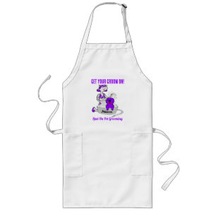 Delantal Largo Violeta Violeta Púrpura Que Te Consiga Un Groom En