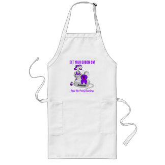 Delantal Largo Violeta Violeta Púrpura Que Te Consiga Un Groom En