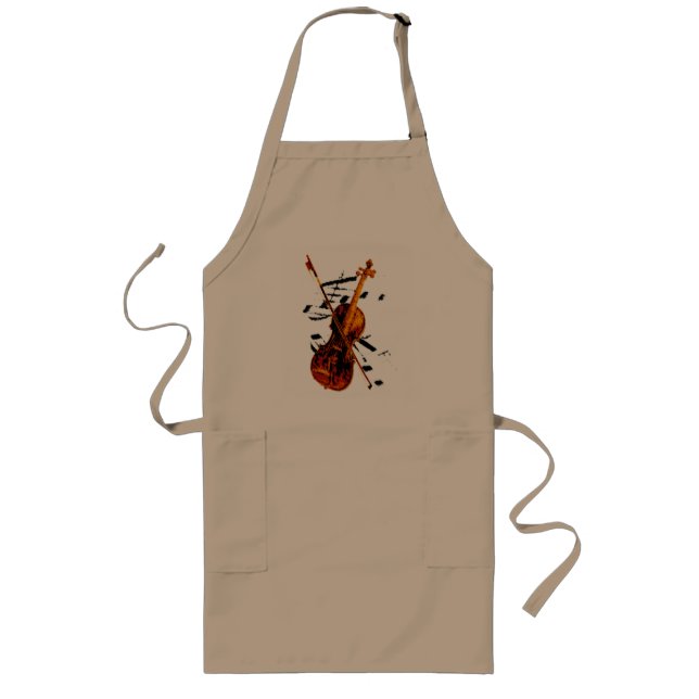 Delantal Largo Violin Apron (Frente)