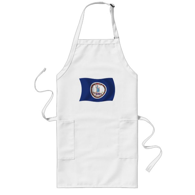 Delantal Largo Virginia Flag Apron (Frente)