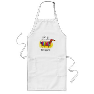 Delantal Largo Whimsical Dog Grooming Groomer Apron