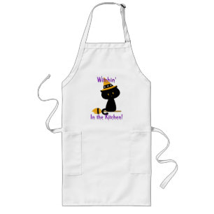 Delantal Largo Witchy Cat Apron