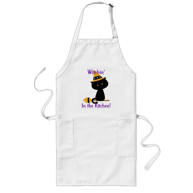 Delantal Largo Witchy Cat Apron (Frente)