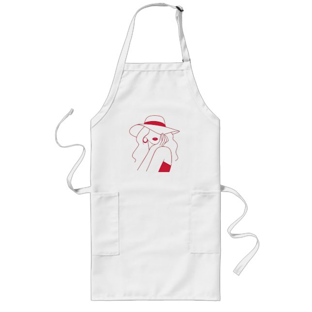 Delantal Largo Woman Long Apron (Frente)