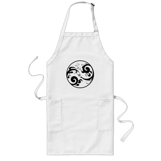 Delantal Largo Yin Yang Swirl Apron (Frente)