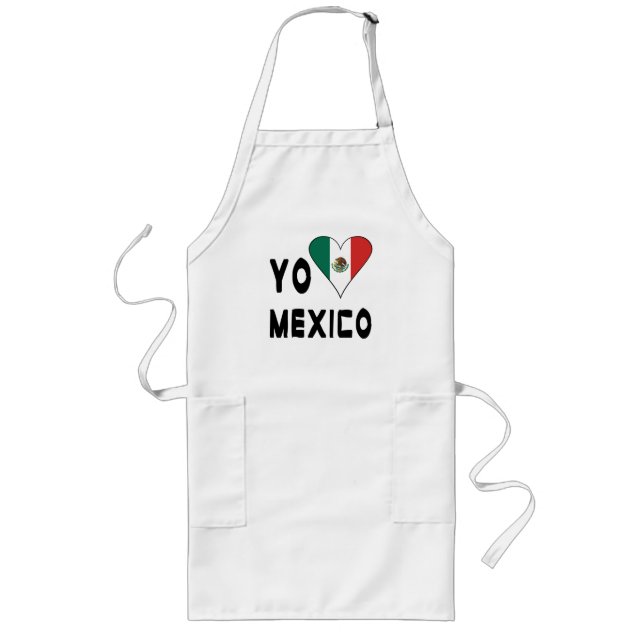 Delantal Largo Yo amo México (Frente)