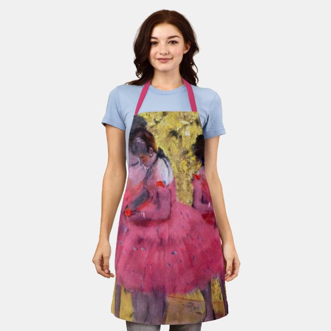 Delantal Las bailarinas rosas, antes del ballet de Edgar De (Gastado)