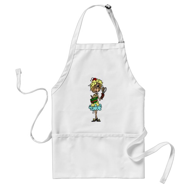 Delantal Las camisetas y los regalos sucios del cocinero (Frente)