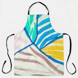 Delantal Las cintas de cassette retro son un patrón sin fi