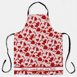 Delantal Las cookies de Nana son el mejor aprendiz