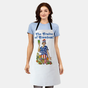 Delantal ¡Las frutas de la libertad! (alto)