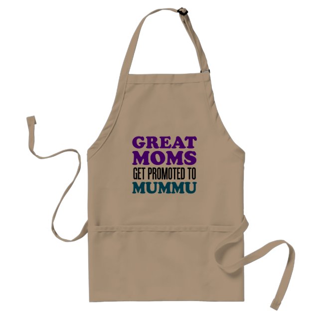 Delantal Las grandes mamáes promovieron Mummu (Frente)