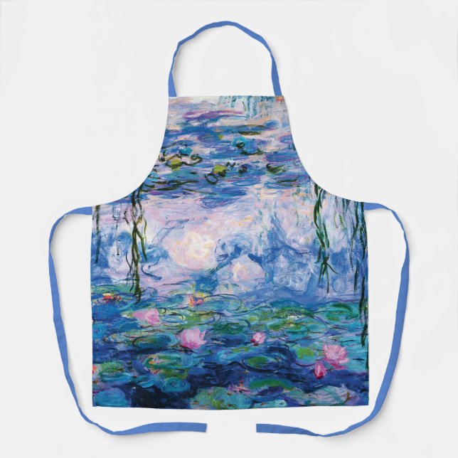 Delantal Las lacrimógenas de agua de Monet  (Anverso)