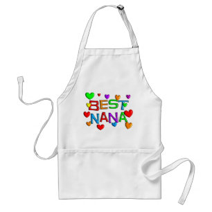 Delantal Las mejores camisetas y regalos de Nana