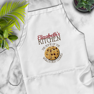 Delantal Las mejores cookies del mundo personalizado