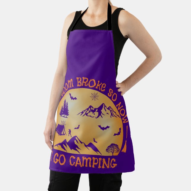 Delantal Las Mujeres Halloween Se Rompió Mi Cuarto Así Que  (in situ)