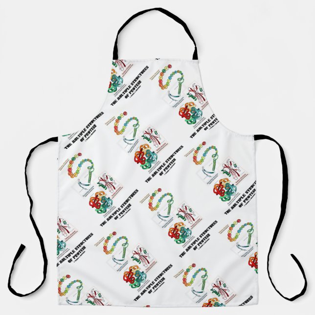 Delantal Las Múltiples Estructuras De La Biología Proteína (Anverso)