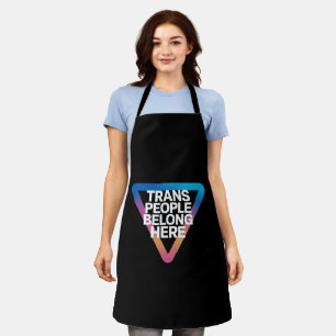 Delantal Las personas trans pertenecen Orgullo Derechos gay