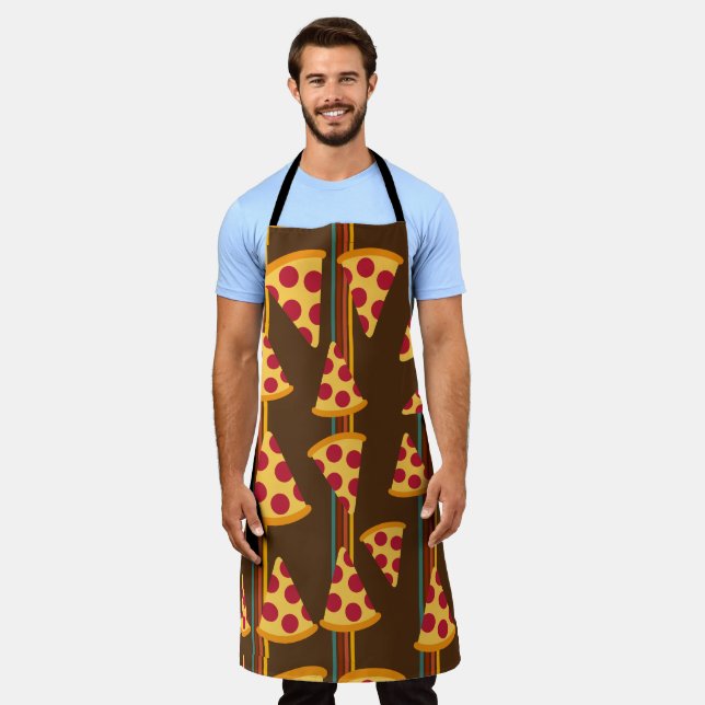 DELANTAL LAS PIZZAS SE DESLIZAN (Gastado)