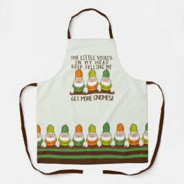 Delantal Las pocas voces consiguen más gnomos