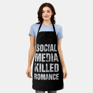 Delantal Las redes sociales mataron el romance