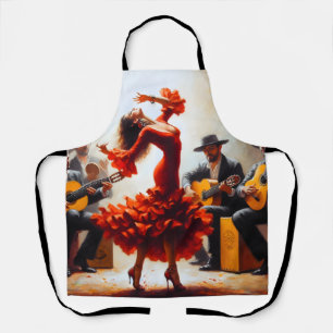 Delantal Latina Flamenco Español