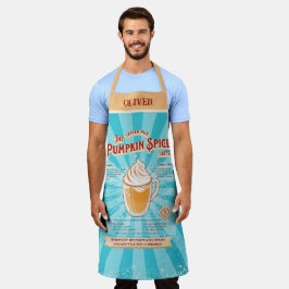 Delantal Latte de especias de calabaza veneciana - Poster d