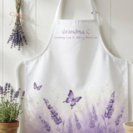 Delantal Lavender Bloom Grandma 