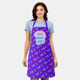 Delantal Lavender LOVE Moda moderna