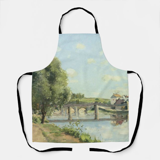 Delantal Le Pont Du Chemin De Fer Camille Pissarro (Anverso)