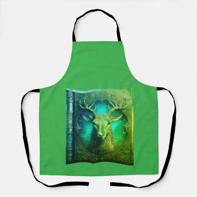 Delantal Leather Bound Copy Of A Deer Hunting Guide (Anverso)