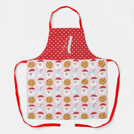 Delantal Leche rosa y galletas apron, mediano