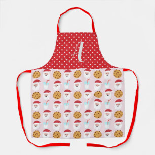 Delantal Leche rosa y galletas apron, mediano