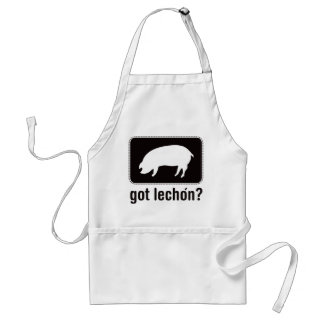 Delantal Lechon conseguido - negro
