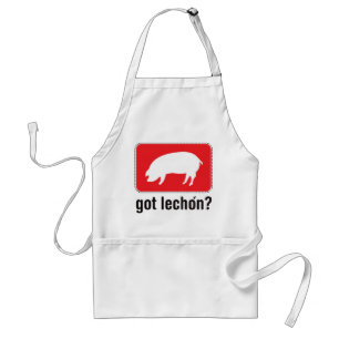 Delantal Lechon conseguido - rojo
