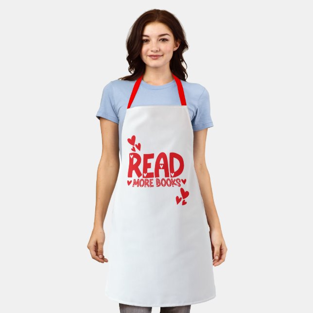 Delantal Lectura de libros Amor  (Gastado)