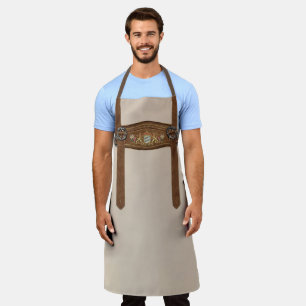 Delantal Lederhosen alemán y Oktoberfest