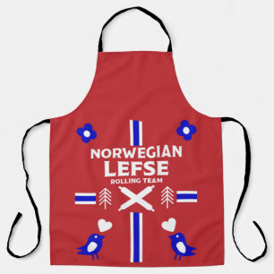 Delantal Lefse Flatbread de Noruega