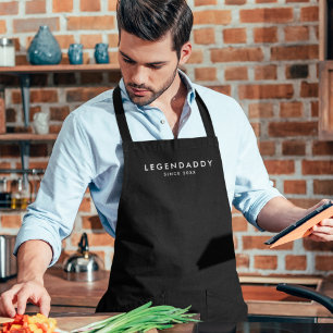 Delantal LegenDaddy para legendarios dads simple minimalist