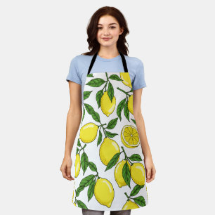 Delantal Lemon Botanless Seamless - Mano Derrada